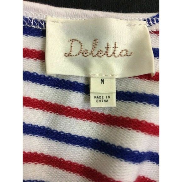deletta anthropologie Striped long sleeve t shirt - Picture 5 of 7